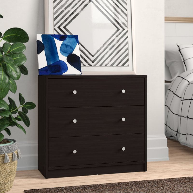 Zipcode Design™ Guilford 3 Drawer Dresser & Reviews Wayfair